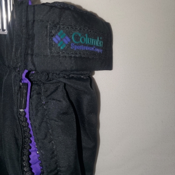 Vintage Columbia Ski Snow Snowboard Pants Black Men's Large 28X32 - Picture 2 of 3